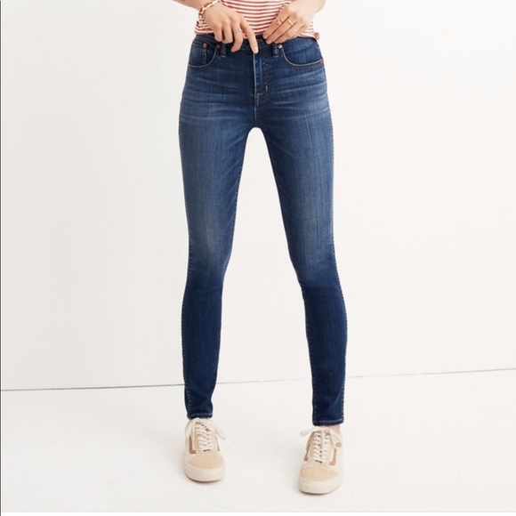 Madewell Denim - Madewell high riser skinny blue jean, Sz. 28